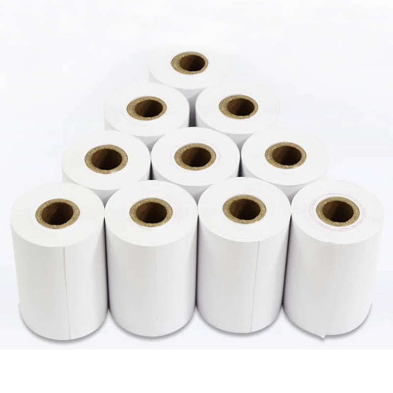 普通单层57MM收银纸57x50针式小票打印纸非热敏58双胶地磅记录