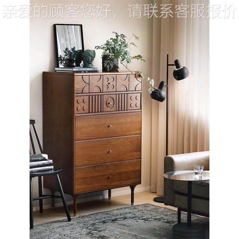 北欧表情中111古复古A风英国FRNATI/MA边DR实木雕花5抽斗柜柜,住宅家具,斗柜,淘宝优惠券,粉丝福利购,淘宝优惠卷