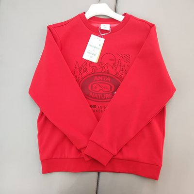 安踏儿童2025冬款中国冰雪户外系列舒适针织套头衫352546710