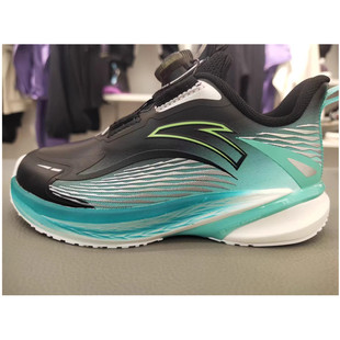 安踏2025秋季新款男童骇浪4.0防滑耐磨旋纽运动跑步鞋312545508N