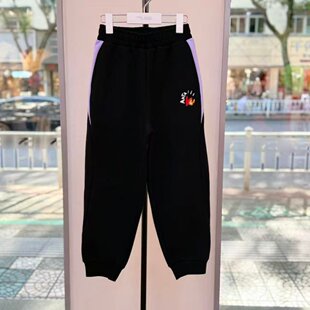 安踏儿童卫衣2026春季新款运动裤宽松女童长裤裤子卫裤362618719