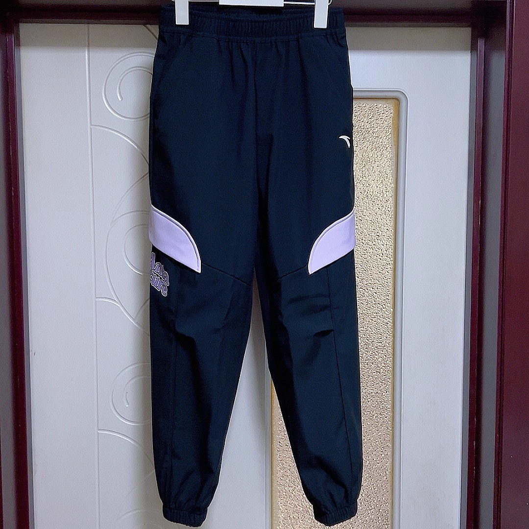 安踏2025冬季新款女大童户外保暖加绒裤子362446501