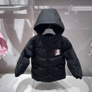 安踏童装女童2025冬季女小童潮流系列保暖连帽羽绒服362549916L