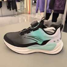 PG7安踏男童跑鞋2025秋季新款革面防水防滑耐磨旋钮鞋312535527N