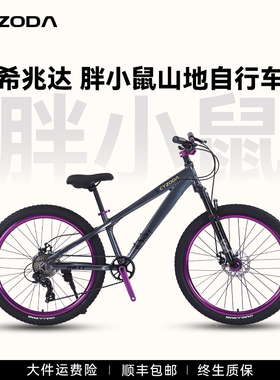 希兆达胖小鼠土坡车禧玛诺变速代步通勤学生车减震山地车变速单车