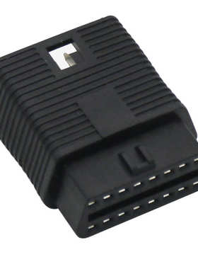 鹿途汽车检测仪插头 行车电脑OBD2延长线公转母16P全通电转接头