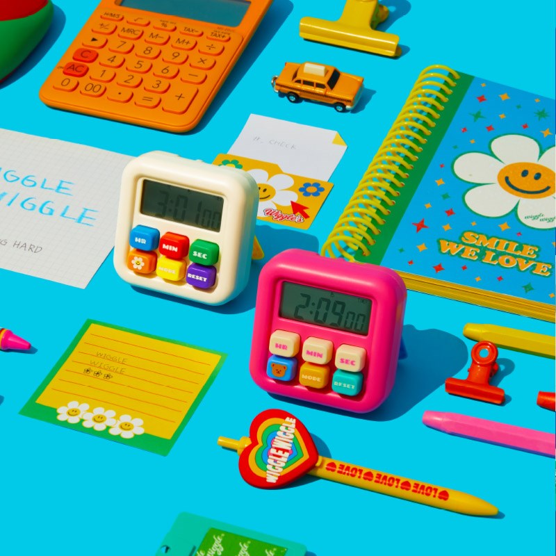 wiggle wiggle电子计时器定时器提醒学习厨房时间管理可爱创意