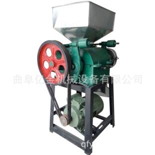 陕西五谷压片机玉米大豆燕麦挤扁机食品家用商用压扁机直销