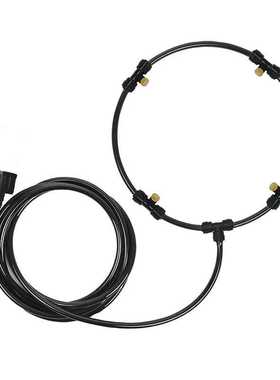 HD25海景黑色白色低压降温喷雾环风扇用12”16“18