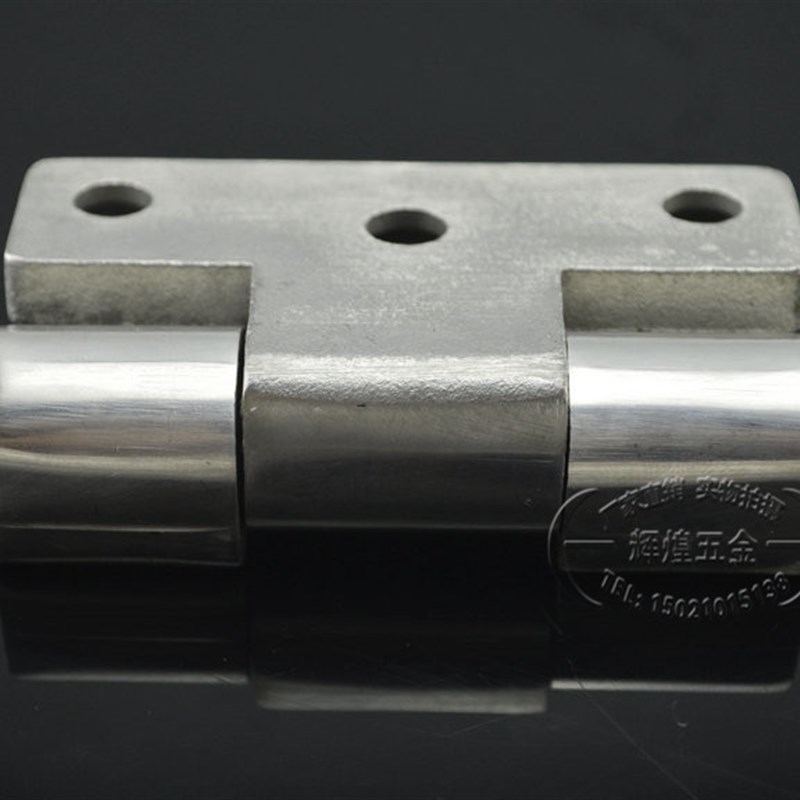 加厚304不锈钢重型m铰链合页 设备铰链大力工业合页承重高80*69mm