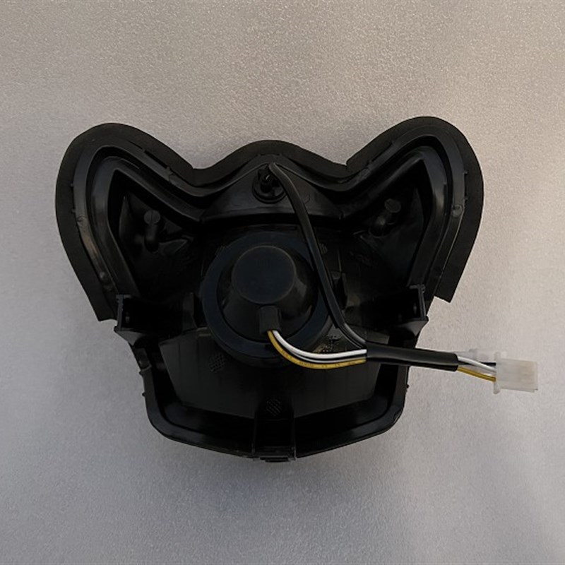 适用于轻骑摩托车h配件 GR Fi QS150-5大灯总成 前大灯罩 导流罩