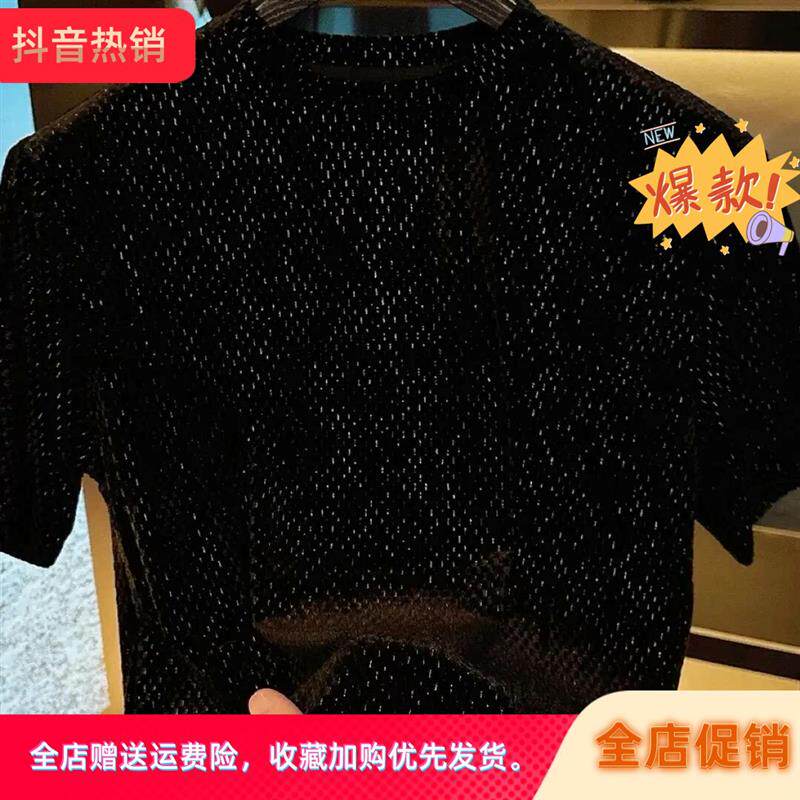 禧予精选专柜品质2026春夏新款男士欧货圆领高级感休闲短袖T恤Y