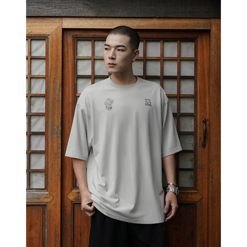 Rushbon25SS休闲复古短袖T恤tee
