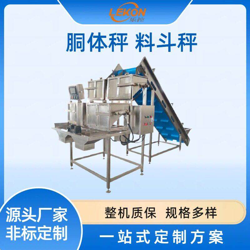 胴体秤屠宰车间落地吊挂秤耐腐蚀料斗秤散装物料配料称重体秤