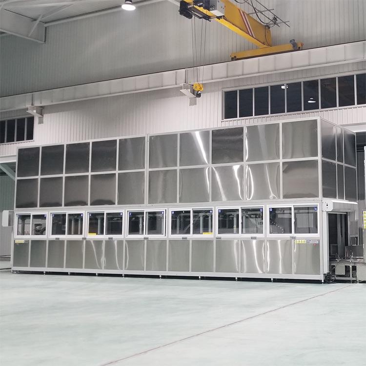 全自动机械手超声波清洗机空调压缩机工业零部件超声波清洗机