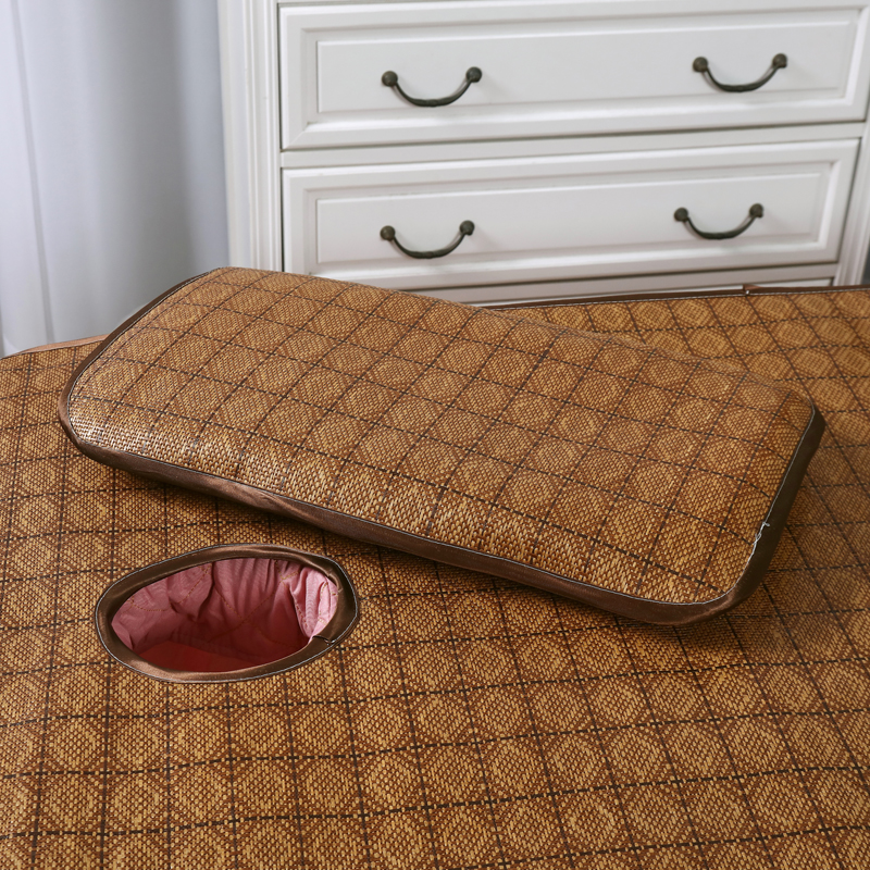 美容床凉席藤席按摩床美体理疗冰丝竹席 夏季美容院席子