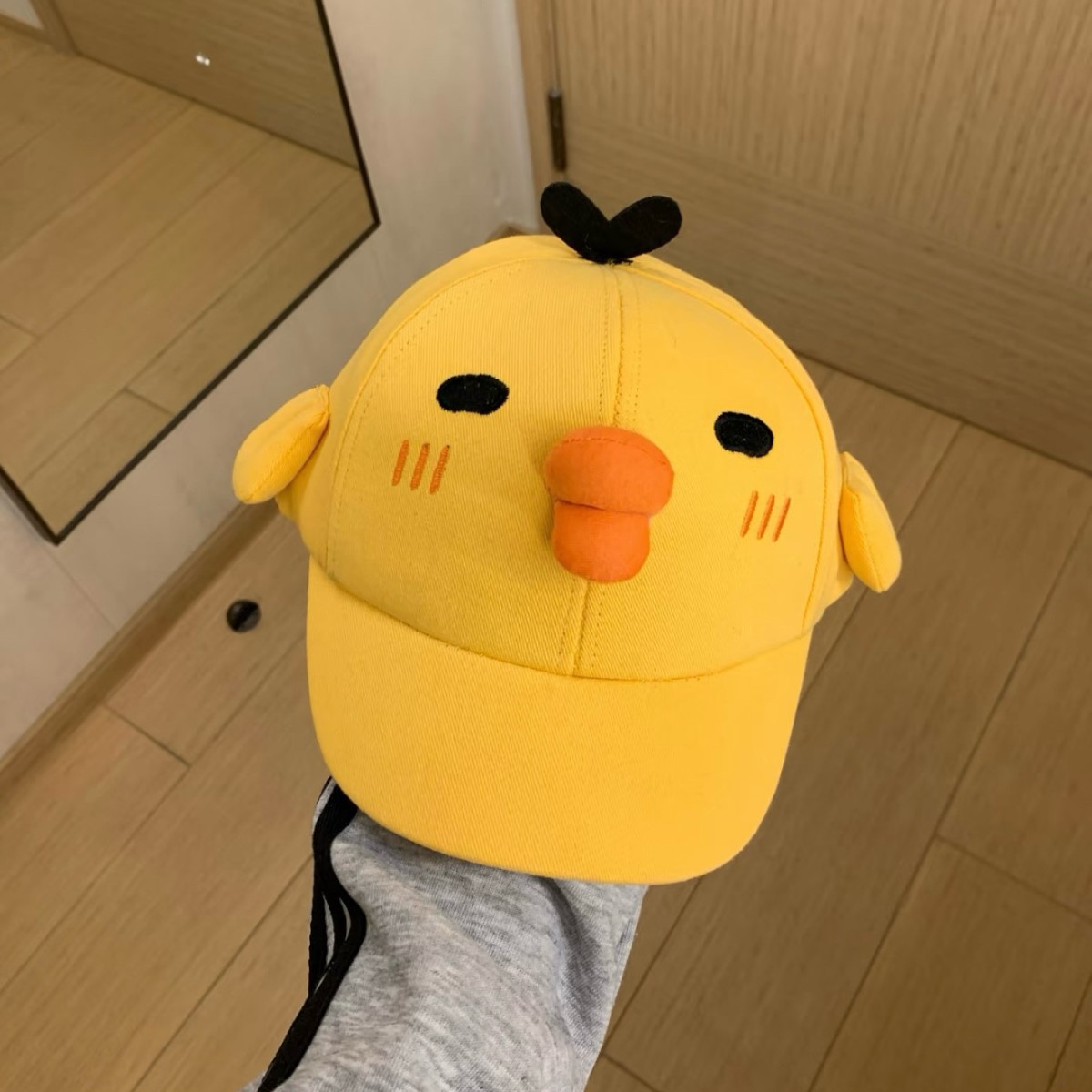 小鸡鼻孔显脸小春夏女款鸭舌帽