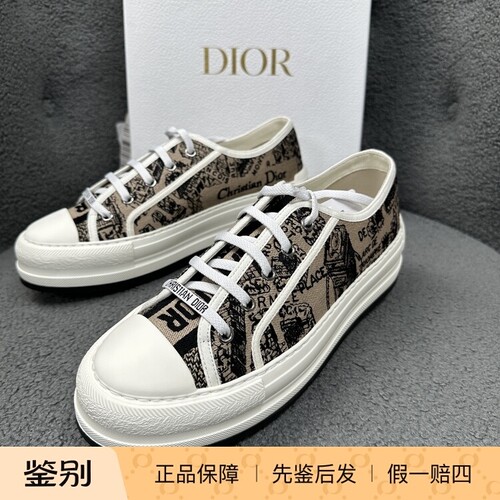Dior 老花厚底运动鞋休闲 165841二手闲置