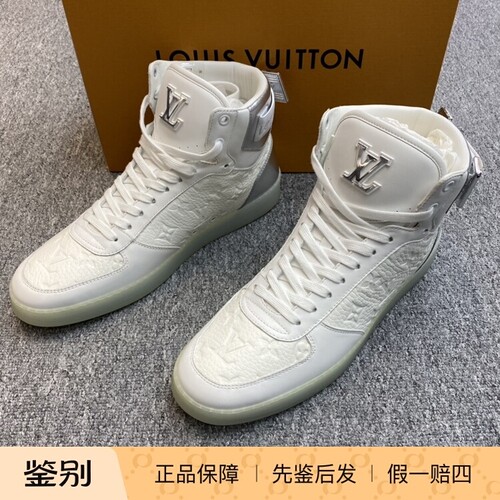 Louis Vuitton/路易威登rivoli系列压印老花高帮鞋102625二手闲置