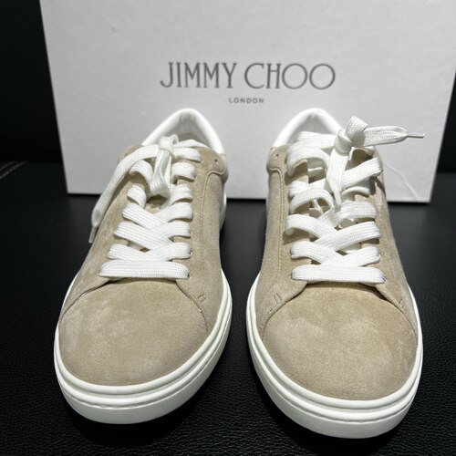 Jimmychoo米色系带板鞋 149716二手闲置