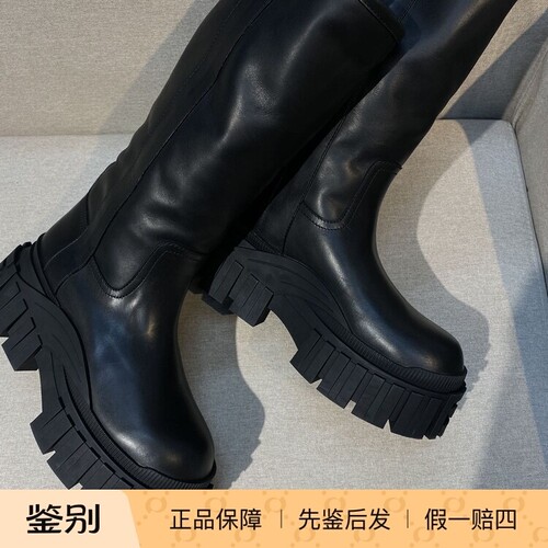 FENDI 芬迪男士加绒厚底长筒靴 114515二手闲置