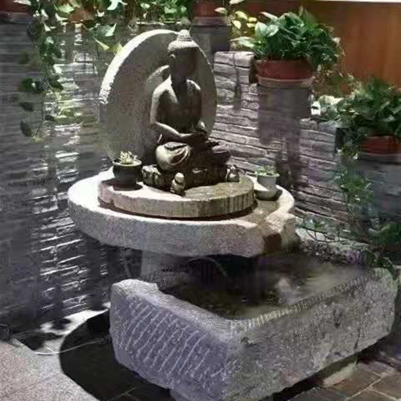 青石小石槽 民间喂牛老石槽庭院流水摆件搭配老石槽