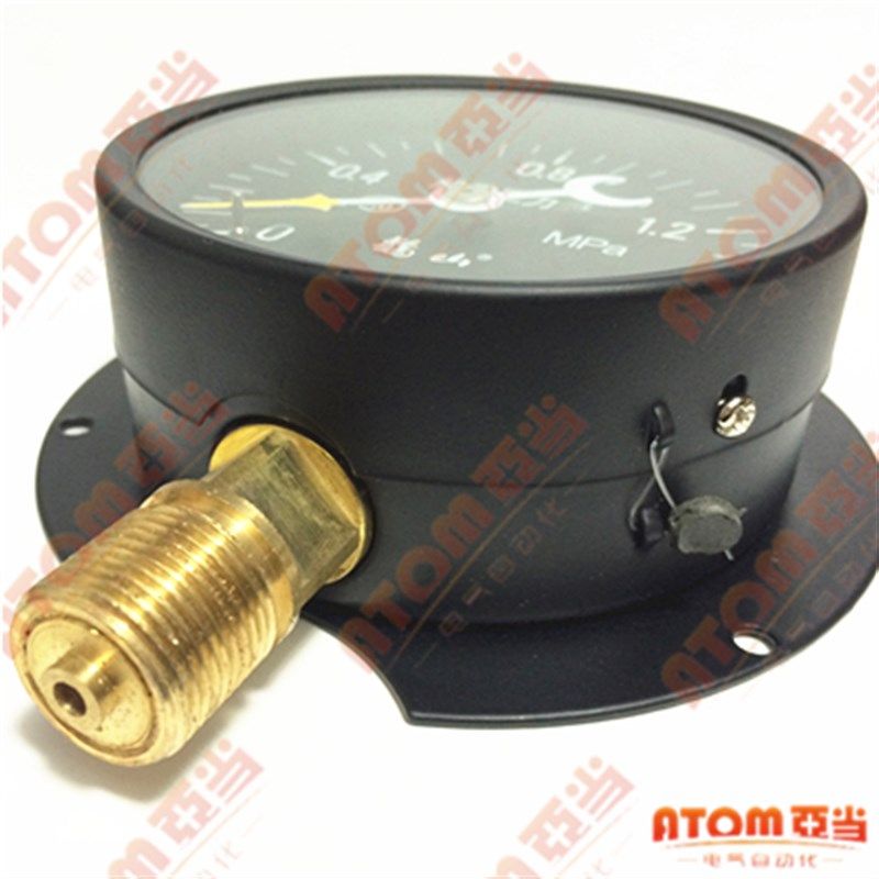 杭州鹳山YC60T船用夜光压力表y60t径向H带后边YC100T船用表真空表