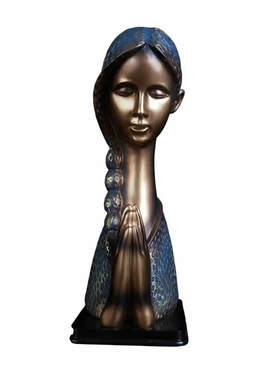 欧式雕塑家居装饰美女摆件时尚创意酒柜办公室客厅玄关树脂工艺品