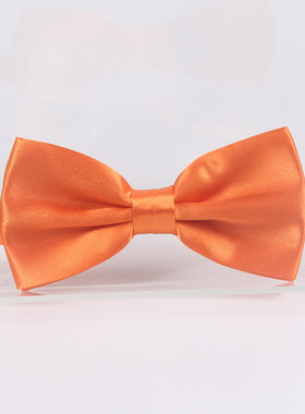 煲呔bow tie男女 商务正装 橙色 蝴蝶结领结