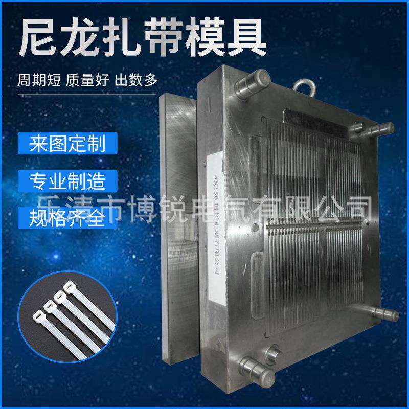 厂家供应高效率尼龙扎带模具半固定式扎带模具立式加工注塑模具