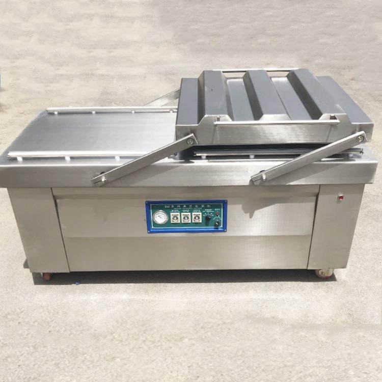 全自动真空食品包装机热封袋子双泵商用工业用双室抽真空封口机