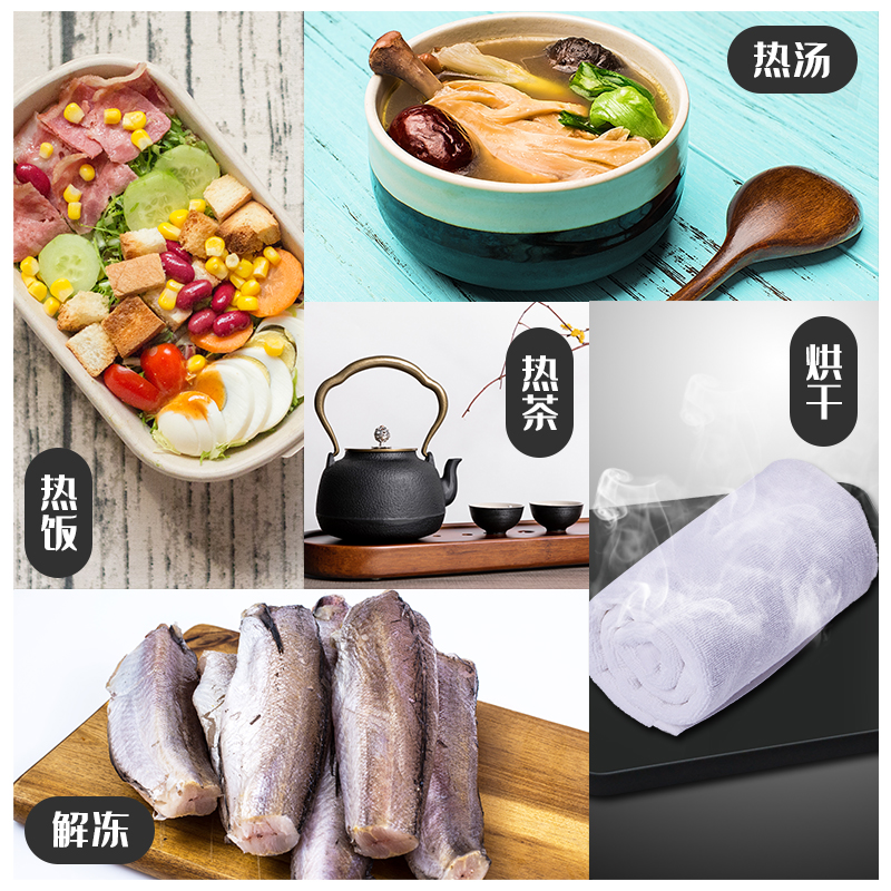 保温饭菜板办公室加热恒温杯垫家用热牛奶神器热菜板小型保温杯垫