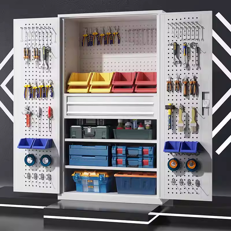 重型加厚铁皮工具柜抽屉收纳