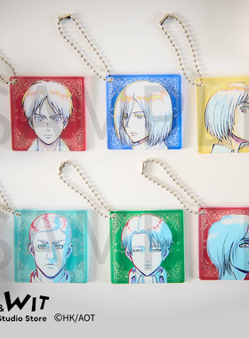 I.G WIT 进击的巨人线稿亚克力挂件艾伦利威尔动漫周边撤退的矮人