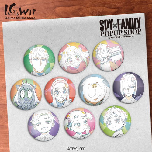 I.G WIT SPY×FAMILY快闪 间谍过家家 原画收藏徽章盲抽