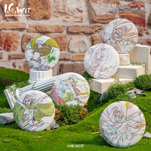 【现货】I.G WIT 进击的巨人Action系列大徽章吧唧动漫撤退的矮人