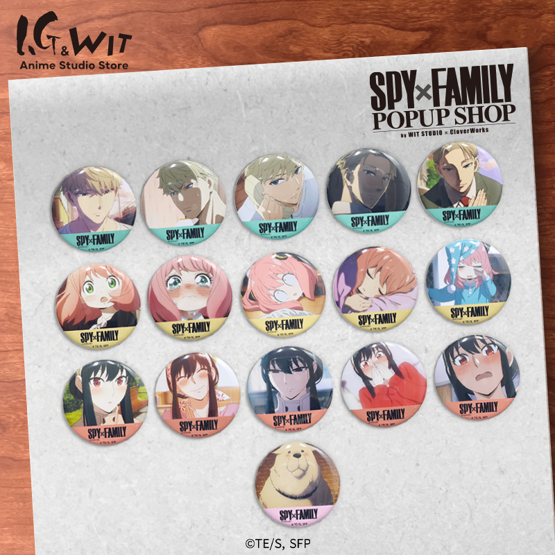 I.G WIT SPY×FAMILY快闪 间谍过家家 场面写盲抽徽章周边