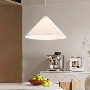 客厅卧室书房餐桌布艺黄铜吊灯 北欧创意现代简约餐厅吧台主灯日式