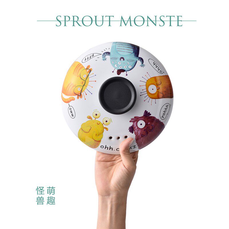 卡通创意陶瓷砂锅明火耐高温汤锅大中小沙锅奶锅煲仔饭宝宝辅食锅