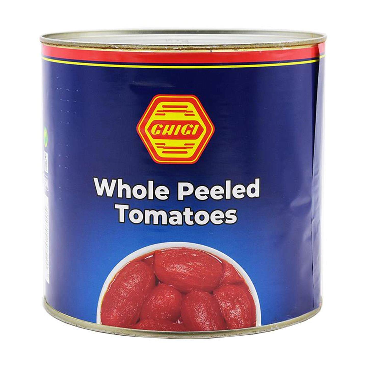 进口珗唛牌整个去皮番茄罐头2.55kg 去皮整番茄去皮茄tomatoes