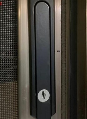 门窗锁扣齿轮锁五金纱窗执手锁网纱窗老式关平式防盗隐藏