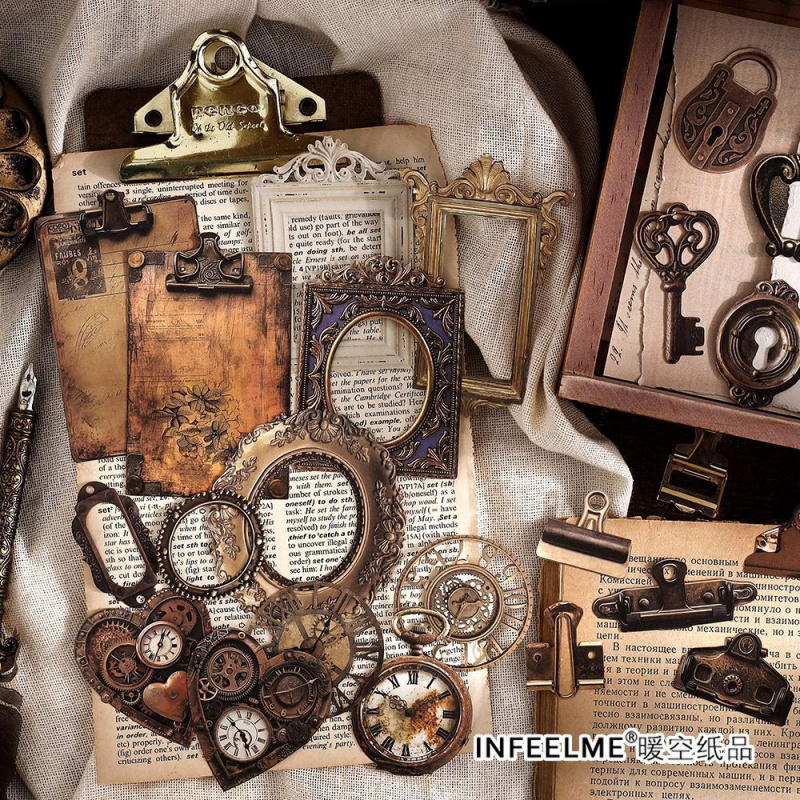 infeelme贴纸包中古怀想系列复古