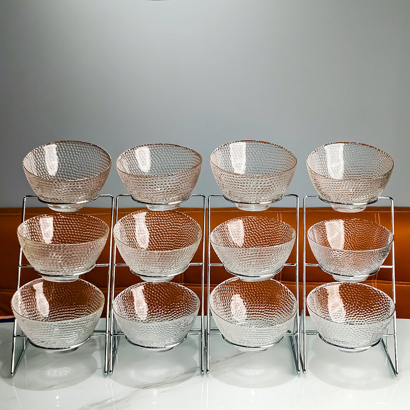 酒店早餐自助餐桌装饰摆饰饭厅沙拉器皿摆台水果架子展示盘食物架