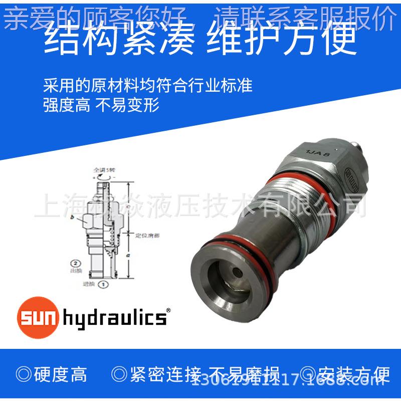 SUN动式溢流阀 XMFRBACA-LAN RBAAL直BN 插装阀 RB-AA-LN 原装正