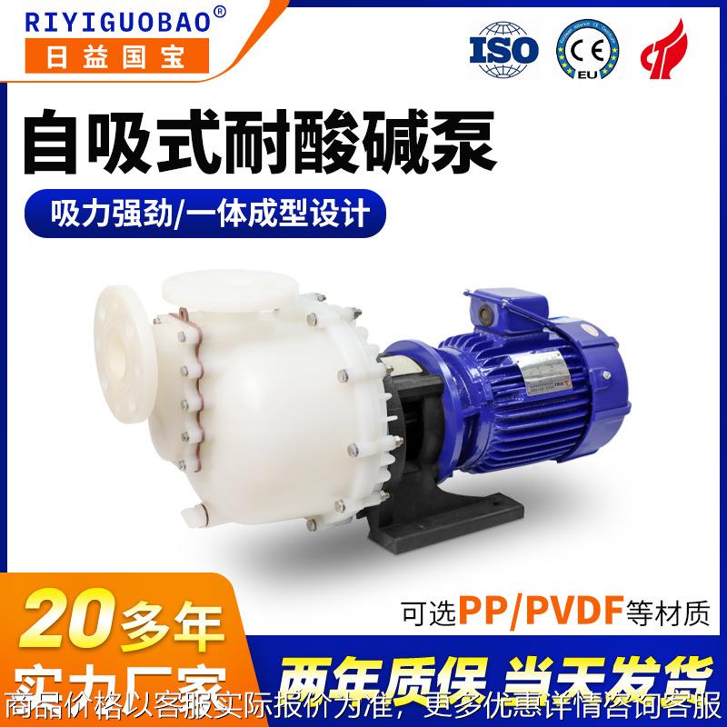 定制KB自吸式耐酸碱泵防腐蚀吸力强废水处理设备自吸大头泵厂家
