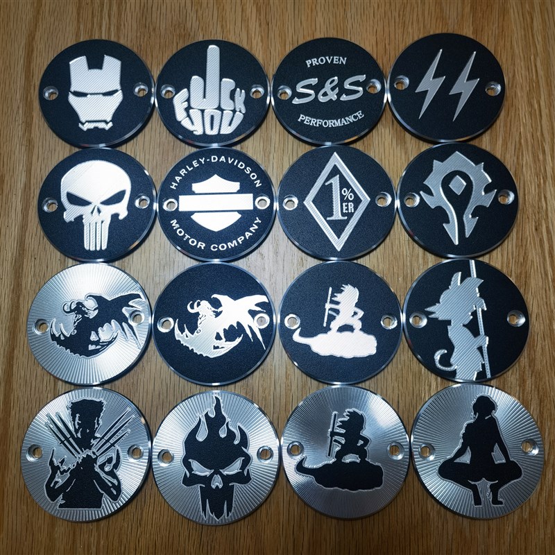 哈雷发动机边盖装饰盖软尾街霸路威肥仔883街滑公路滑翔旅行48