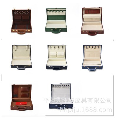 定制皮质 交房盒 pu皮w房产交付钥匙箱 手提式交房箱现货