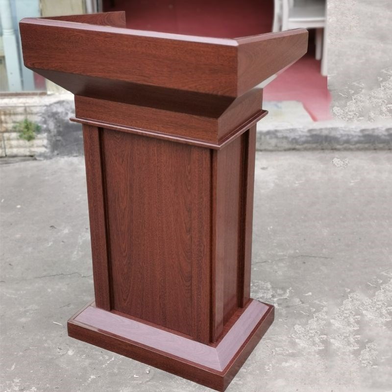 实木皮演讲台讲台接待酒店迎宾餐厅主持司仪会议室发言台主持台
