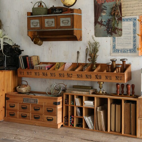 叁杉家居办公桌面整理q收纳盒手账便签笔筒加长置物架分隔木格子