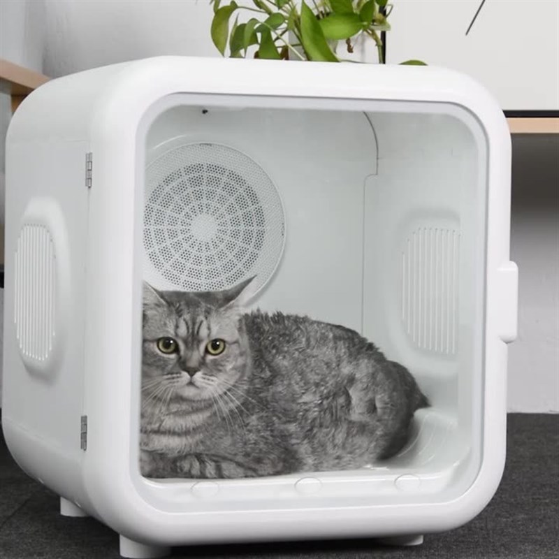 方形宠物烘干箱猫咪烘干机自动吹风吹水机62L猫咪恒温箱智能